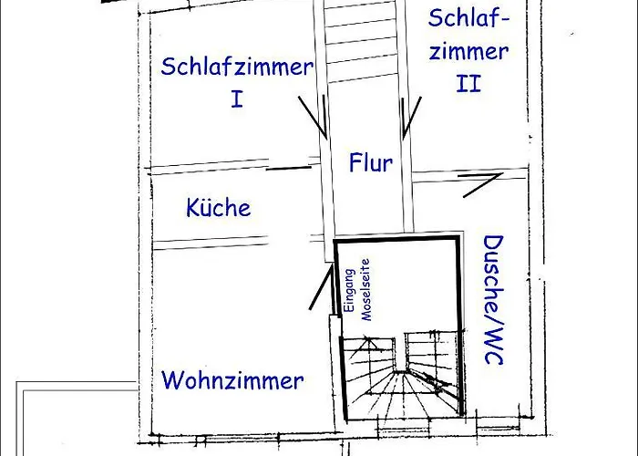 Feriendomizil Am Moselufer شقة زيل ان دير موسل